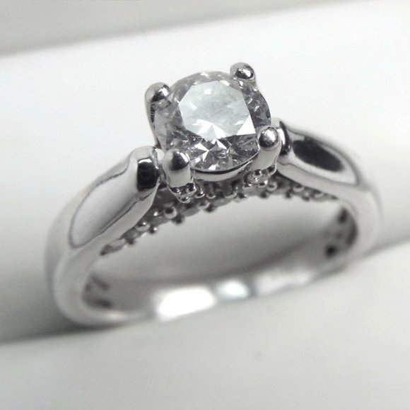 Jewelry - Certified 0.88ct DIAMOND Engagement 14K Ring Video